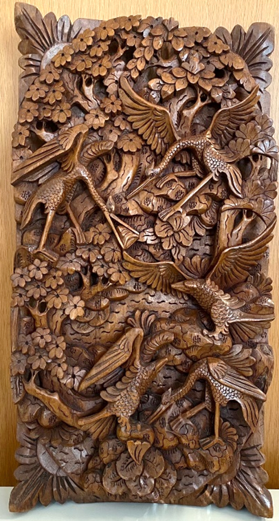 Indonesian wall carving - SOLD